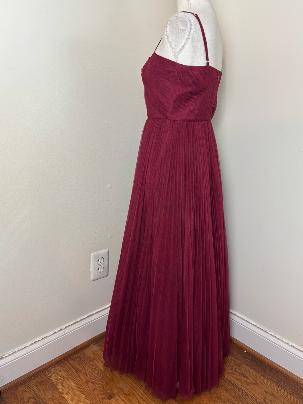 Anthropologie Hutch Virginia Sleeveless Sweetheart A-Line Maxi Dress Size 2 NWT - Picture 7 of 14
